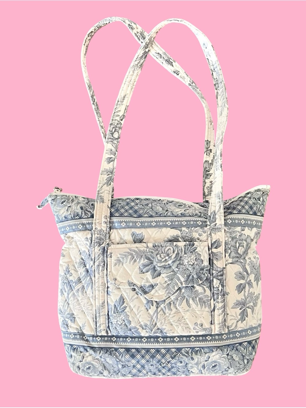 Vintage Vera Bradley Toile Tote